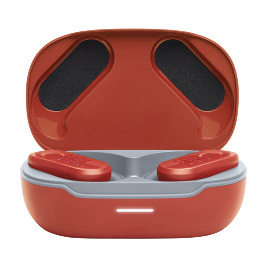 JBL Endurance Peak 3 - Coral - Dust and water proof True Wireless active earbuds - Detailshot 2